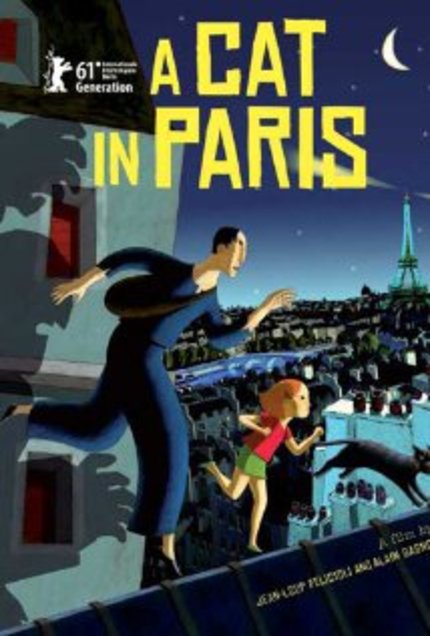 Review: A CAT IN PARIS (Une vie de chat) is Darkly Drawn Fun